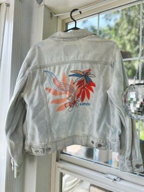 Levi's Embroidered Ex Boyfriend Jean Jacket